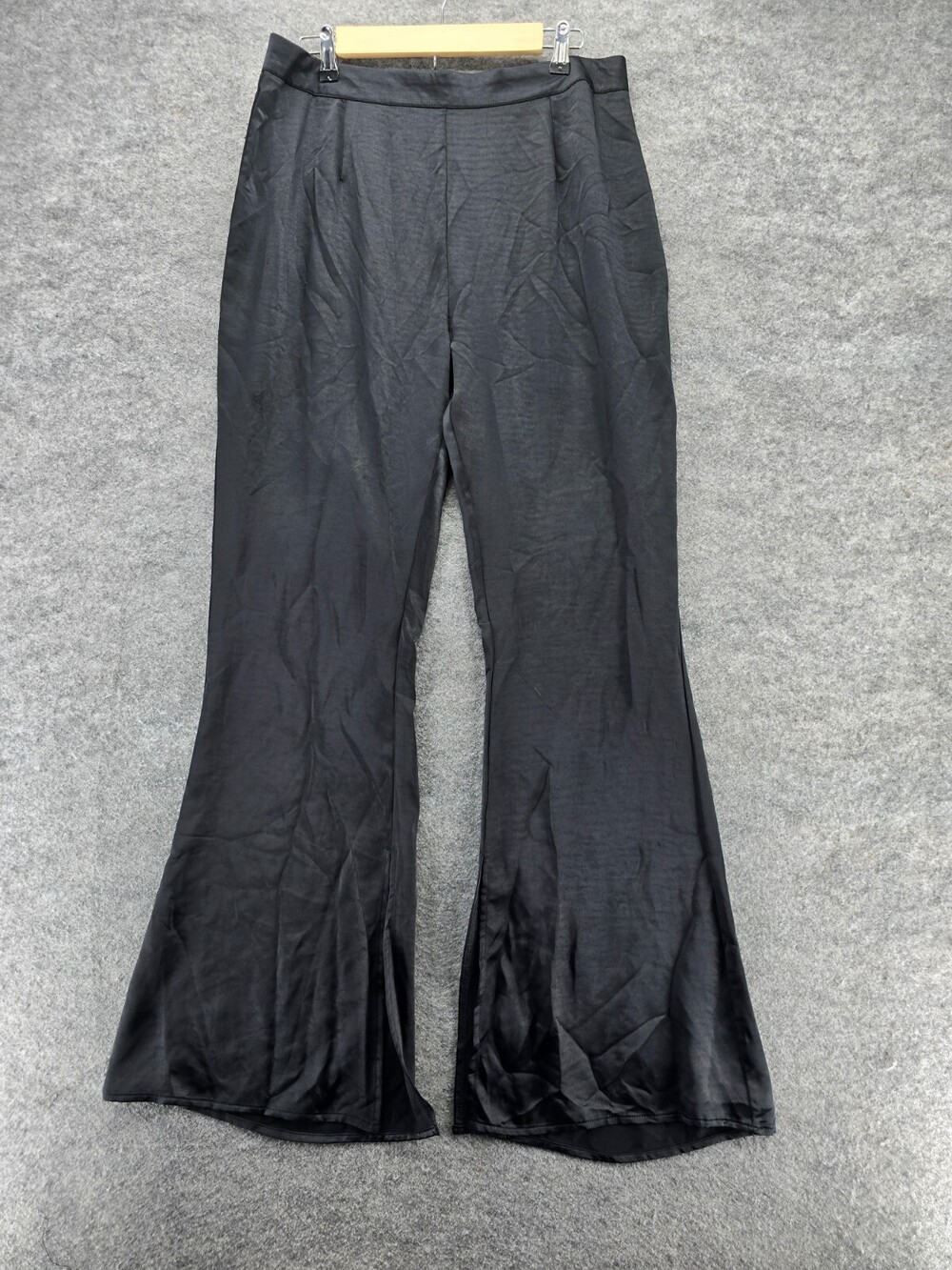 Ryan Destiny x PacSun Pants Womens XL Black Flare Satin